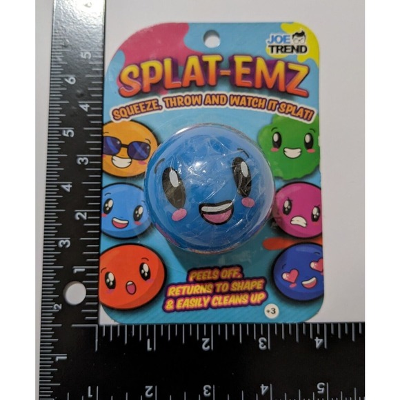 Joe Trend Slat-Emz Squeeze Throw And Watch It Splat Ball Slim Toy Fun Gift Fun - Picture 2 of 4